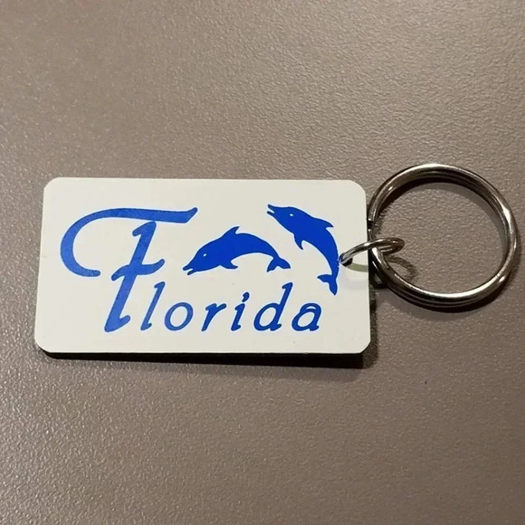 Florida Diane Keychain Sunshine State Dolphins - Picture 2 of 2